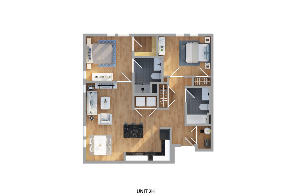 2H 2 Bed | 2 Ba 932 Sq. Ft. $1393